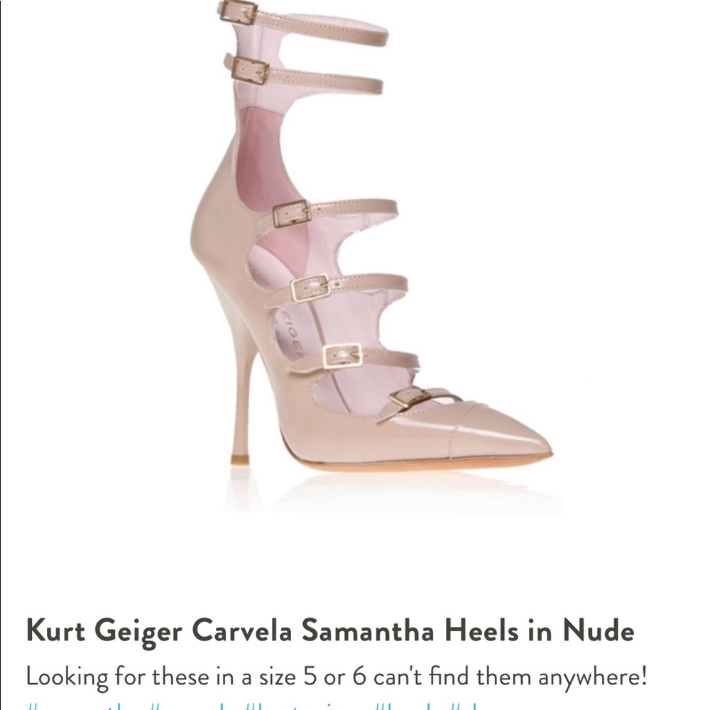 Kurt Geiger Samantha Heels in Nude